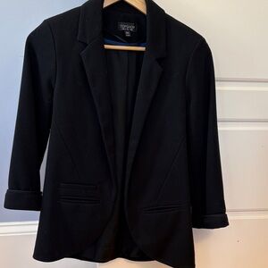 Topshop Modern Black Blazer Size US 4